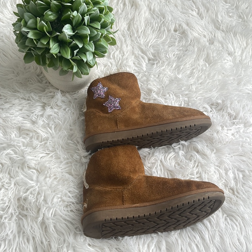 UGGS Koolaburra Cognac Mini Boot Bigkids Sz 5